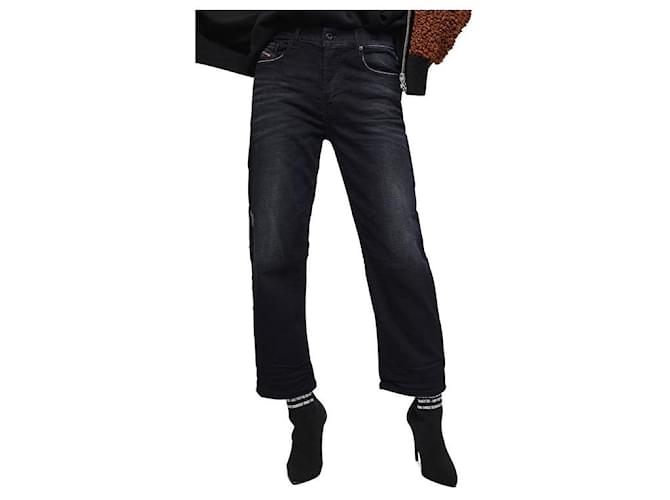 Diesel Aryel Jeans W29 l 34 NEW Black Cotton Elastane Denim  ref.229497