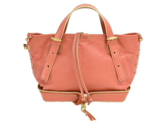 Chloé Handbag Red Leather  ref.229516