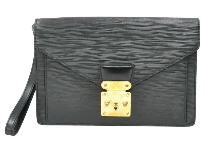 Louis Vuitton Sellier Cuir Noir  ref.229523