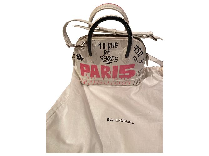 Borsa Balenciaga in pelle bianca Bianco