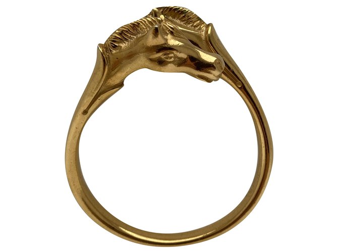 Hermès Galoppo D'oro Placcato in oro  ref.229804