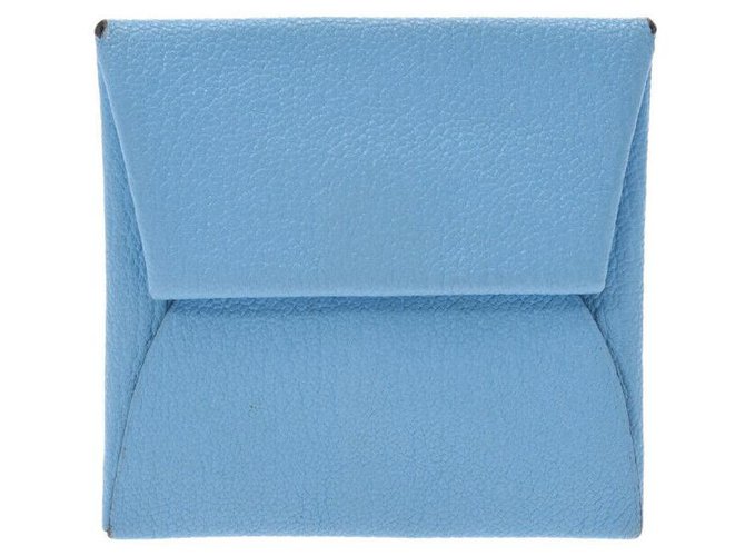 Hermès Hermes wallet Blue Leather  ref.229815