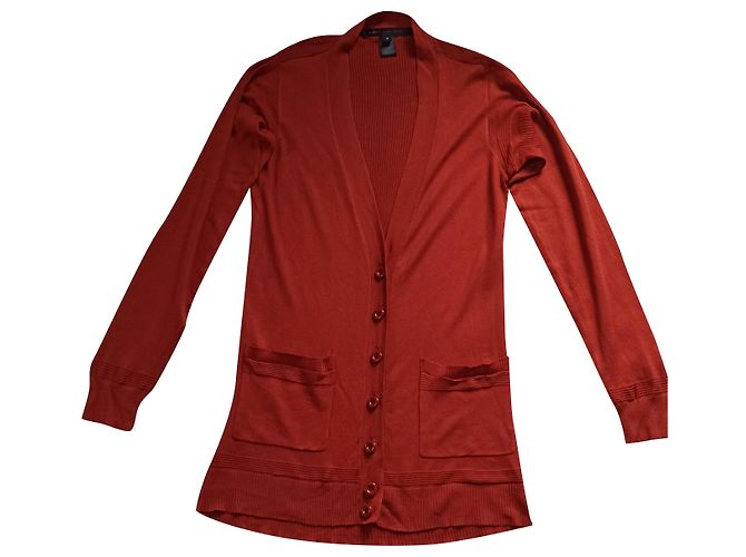 Marc by Marc Jacobs Wickeljacke aus Seide Kaschmir und Baumwolle Rost