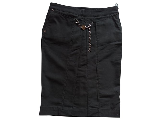 Gucci Skirts Black Cotton Elastane Rayon  ref.229838