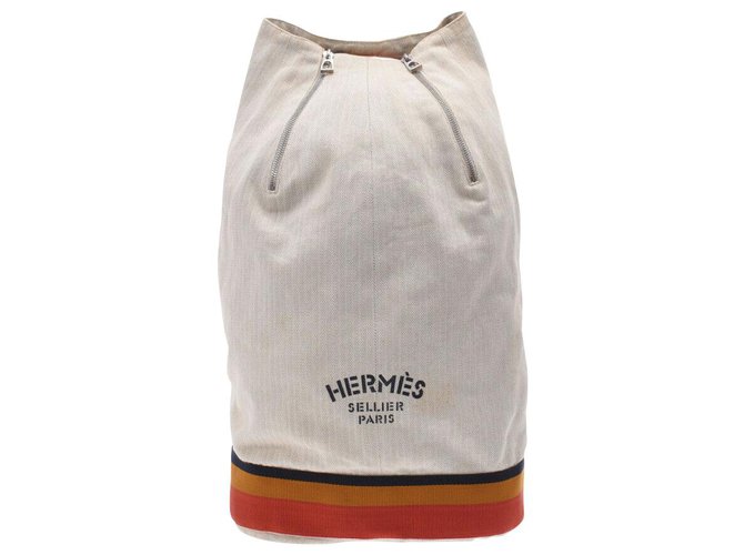 Hermès Bolsa de ombro Algodão  ref.229933