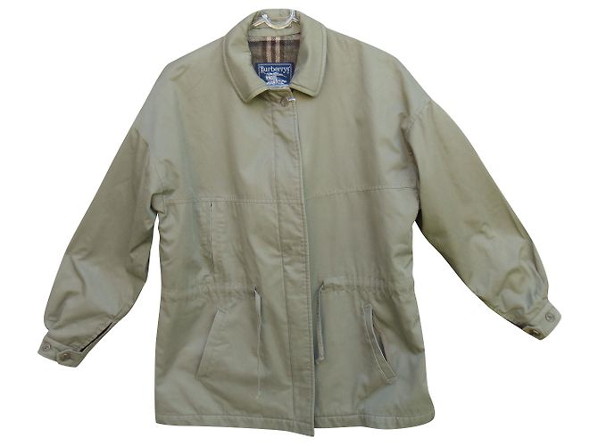Burberry parka donna vintage t 40 Cachi