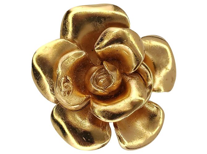 Chanel KAMELIE Gold hardware Stahl