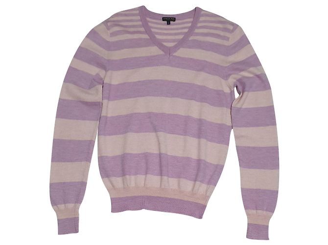 Patrizia Pepe Wollpullover lila gestreift