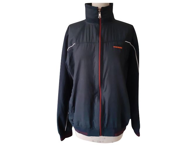 Giacca Blazer Hugo Boss Blu Navy in Cotone