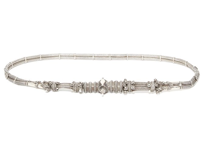 Autre Marque SILVER 925 RAJASTHAN BELT T75 Silvery  ref.230227