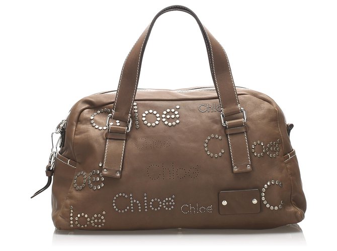Chloé Chloe Brown Patsy Leather Shoulder Bag Pony-style calfskin  ref.230351