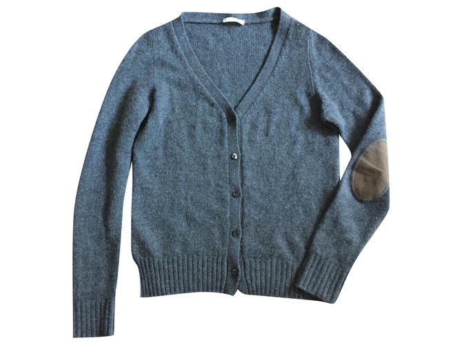 Prada Kaschmir-Strickjacke Grau 