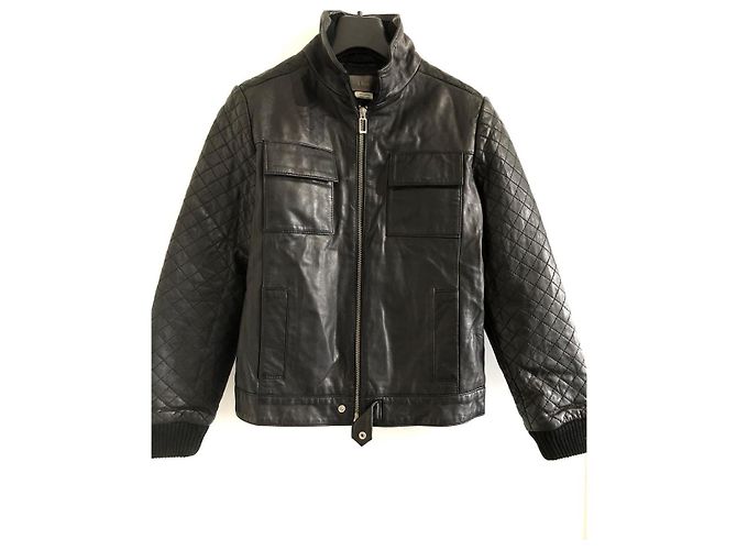 Dior Lederjacke Schwarz