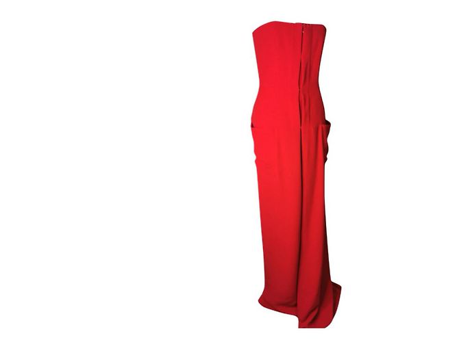 Macacão Christian Dior de seda vermelho
