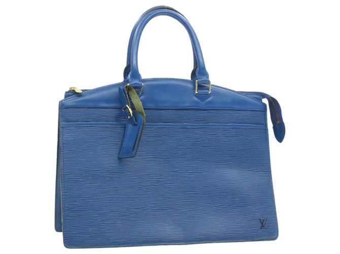 Louis Vuitton Riviera Azul Couro  ref.230596