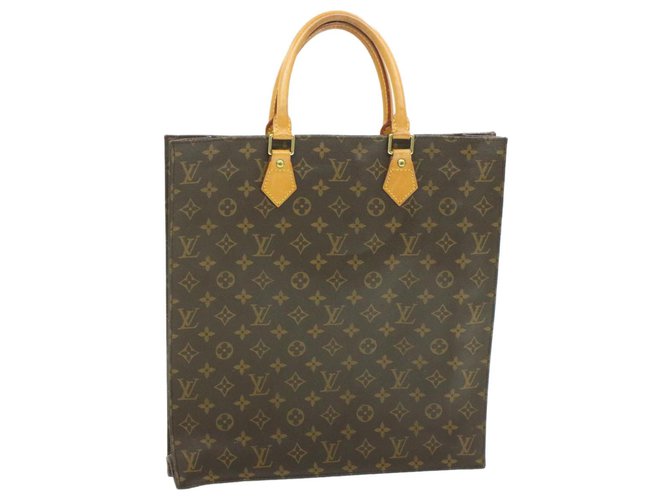 Louis Vuitton Sac plat Brown Cloth  ref.230640