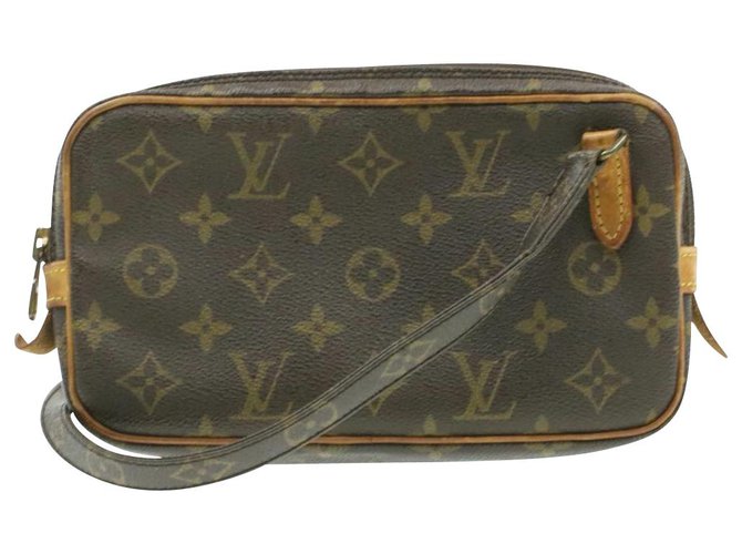 Louis Vuitton Marly Brown Cloth  ref.230650