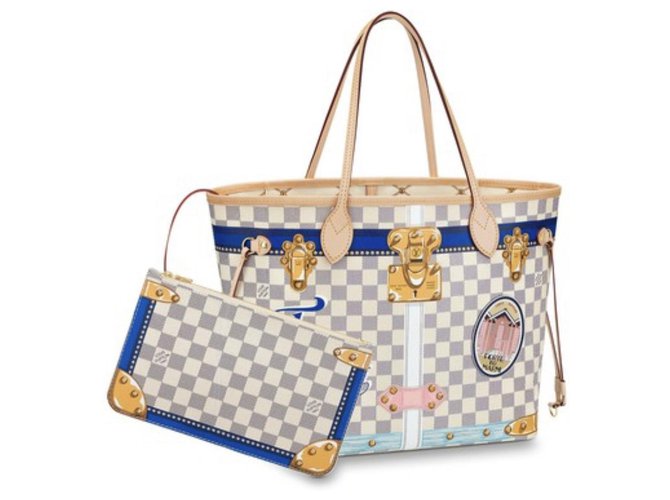 Neverfull Nm Tote Limited Edition Damier Summer Trunks Mm Louis Vuitton