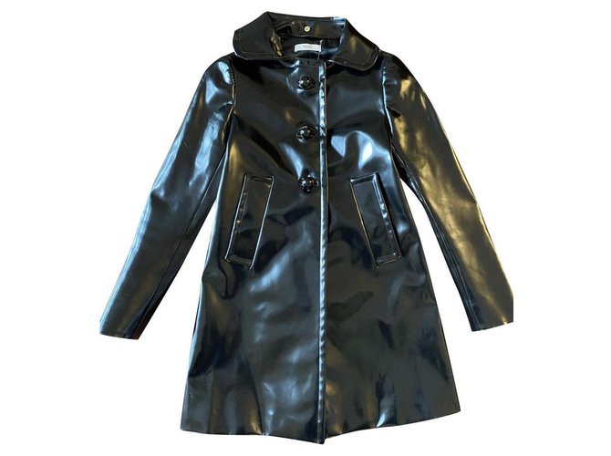 Prada coat Black Polyester  ref.230875