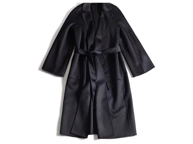 Les Petites Coats, Outerwear Black Cashmere  ref.230920