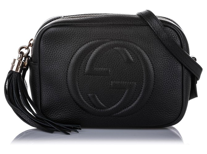 Gucci Soho Disco Small Leather Crossbody Bag Black