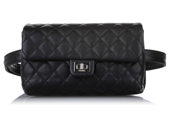 Chanel Black Caviar Reissue Belt Bag Leather ref.230927 - Joli Closet