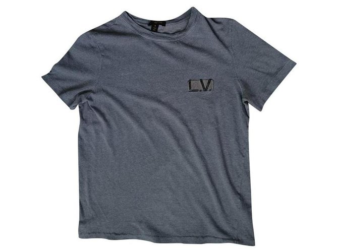 Louis Vuitton Tops Grey Cotton  ref.231056