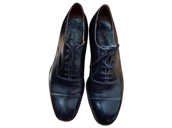 Autre Marque Church's Consul Scarpe Stringate in Pelle Nera Nero