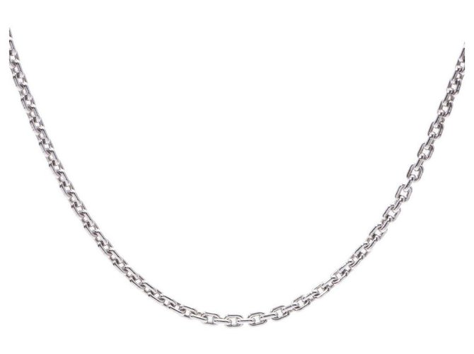 Louis Vuitton Necklace Silvery White gold  ref.231262