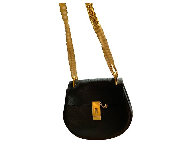 Borsa Chloé Parisian in pelle nera Nero