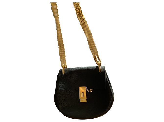 Chloé Parisian bag Black Leather  ref.231271