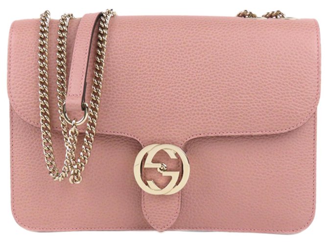 gucci pink chain bag