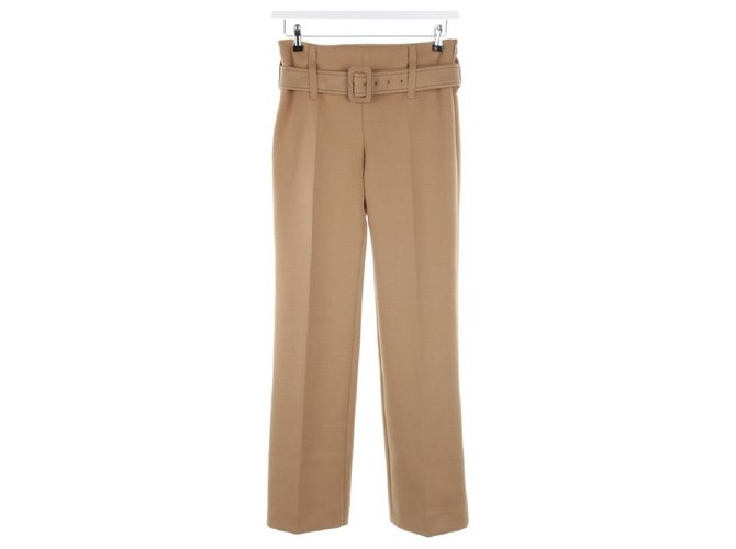 Prada Un pantalon, leggings Polyester Caramel  ref.231508