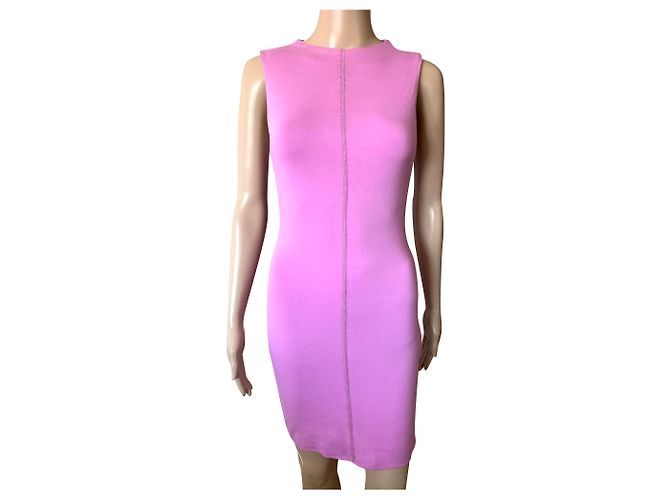 Vestido KOOKAÏ rosa de algodão e elastano