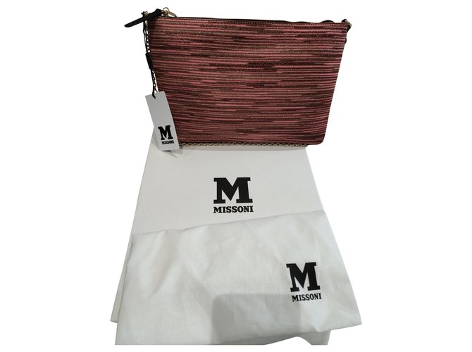 Missoni Bolsos de embrague Rosa Paño  ref.231767