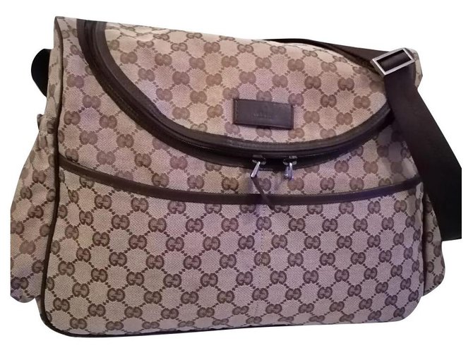 Gucci Changing bag Brown Cloth ref.616356 - Joli Closet