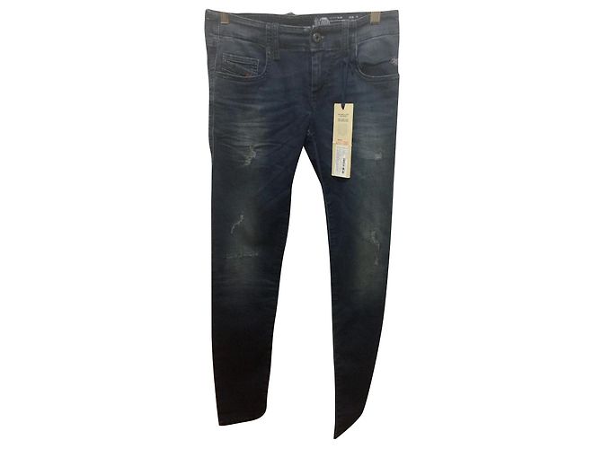 Diesel Grupee S Ne Sweat Jeans W25 l30 Blu
