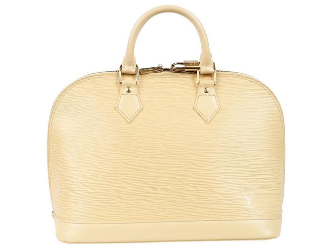 Louis Vuitton Alma PM Epi Cream Leather ref.231847 - Joli Closet