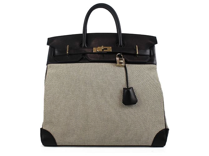 Haut à courroies Hermès HAC Bege