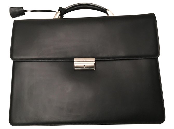 Gianfranco Ferré Bags Briefcases Black Leather  ref.231868