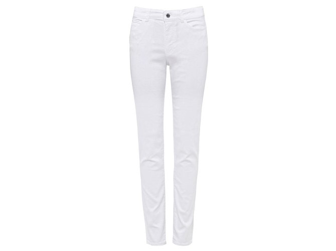 Armani Jeans Armani Daliah jeans in white W29 l Cotton Polyester Elastane  ref.231876