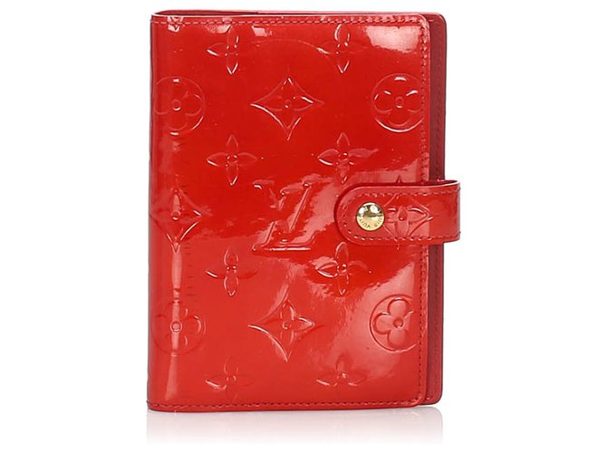 Louis Vuitton Red Vernis Agenda PM Leather Patent leather  ref.232445