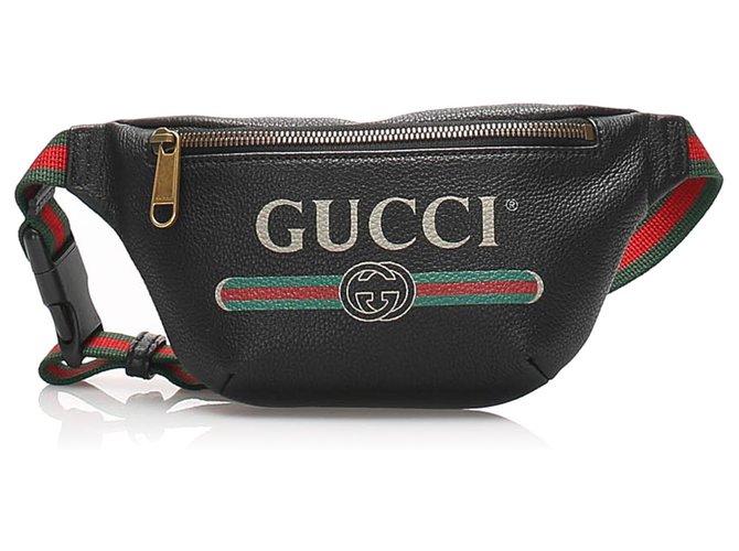 belt bag gucci black