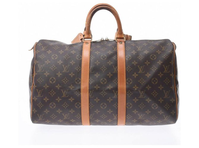 Louis Vuitton Keepall 45 Brown Cloth  ref.232561
