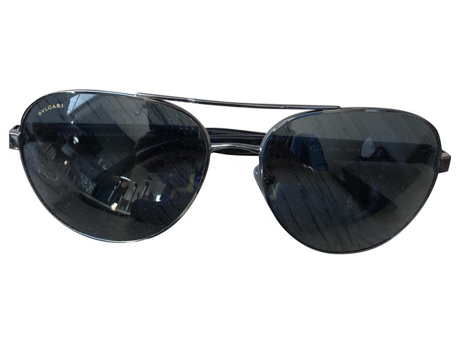 Bulgari Sunglasses Black Steel  ref.232679