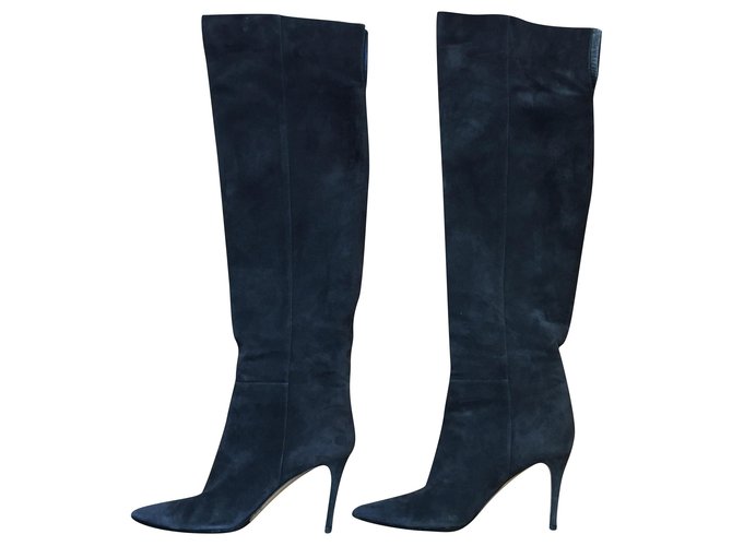 dark grey thigh high boots