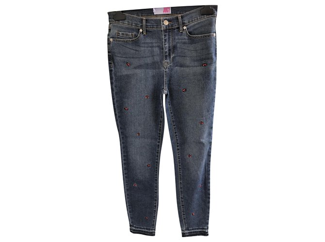 Juicy Couture jeans Coton Bleu  ref.232745