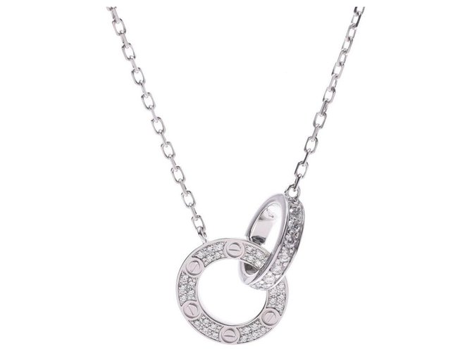 Cartier necklace Silvery Silver  ref.232747