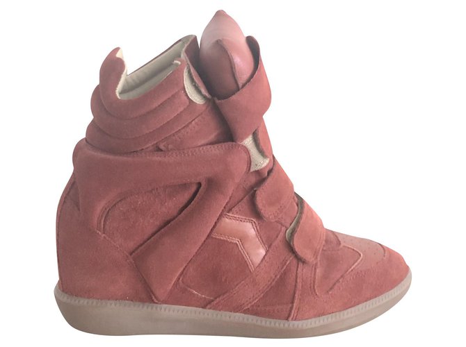 Isabel Marant sneakers Suede Rouge  ref.232917