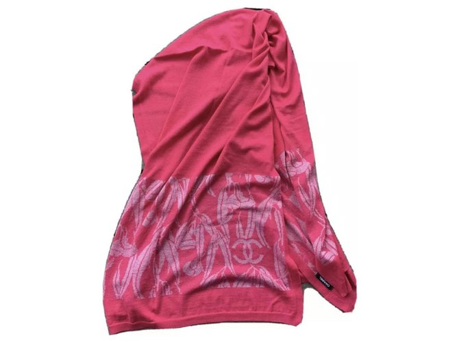 Chanel Schals Pink Kaschmir  ref.232990